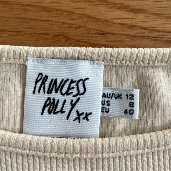 Princess Polly Tan Crop Top | NWOT - Picture 5 of 7